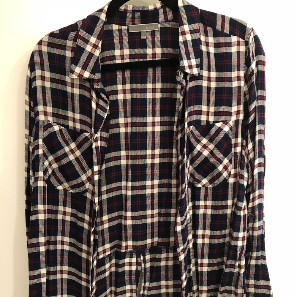 Be Cool soft flannel button up